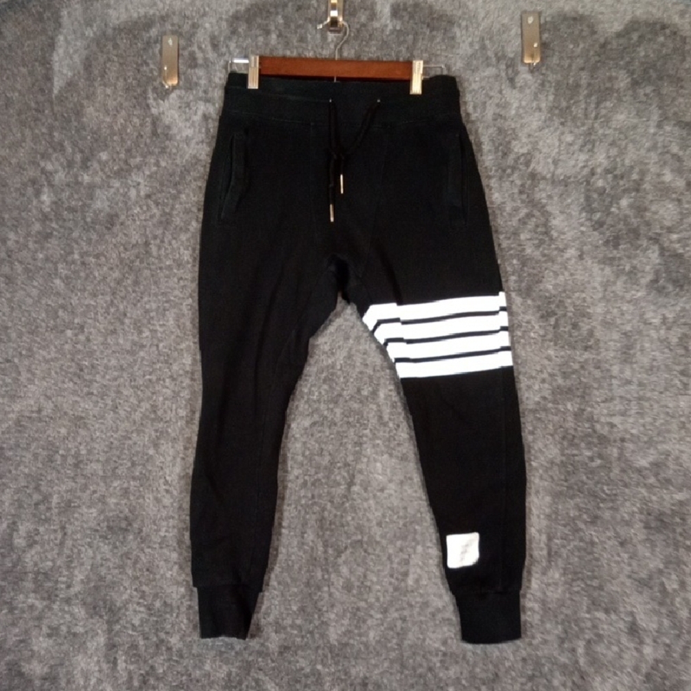 Thom Browne 4 Stripe Loopeback Track Joggers Made In Japan Luxury Mens Medium